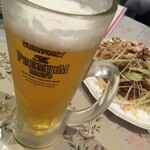 餃子 天福居 - "２時間飲み放題生ビール"