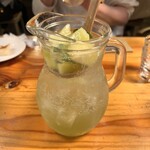 ワインの酒場。ディプント - メロンのエメラルドサングリアD2,970円