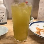 Hatsubasho - 玄米緑茶割490円