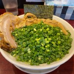 佐野らーめん 湧 - 今回オーダーの佐野青ネギらー麺