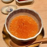 鮨 はしもと - 2023.9.  いくらと湯葉の茶碗蒸し