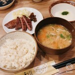Gyuutan Sumiyaki Rikyuu - 牛たん焼きと芋煮定食