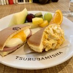 ホットケーキ つるばみ舎 - ホットケーキサンド（タマゴ、ハム＆チーズ）