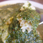 カシミール - ほうれん草チーズ・玄米（０９年９月）