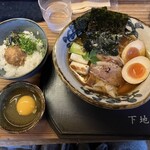 Tori Soba Shimojibashi - 鴨醤油とりそば 卵かけご飯