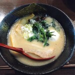 らーめん きずな - 塩きずなラーメン690円＋味玉