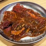 焼肉ホルモンまるよし精肉店 - タレハラミ 548円