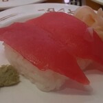 スシロー - 大切りメバチまぐろ　税込一皿100円