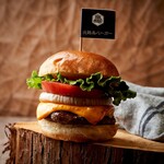 淡路島バーガー - チェダーチーズバーガー