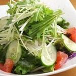 Gyu sui - 大根と水菜のシャキシャキサラダ