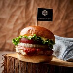 淡路島バーガー - トマトガーリックチキンバーガー
