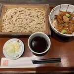 Edomaesoba To Tondon Hokudou - 蕎麦とミニ豚丼セット　1,280円