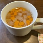 喫茶・食事　アポロ - 定食に付くスープ