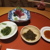 夢すし - 会席の最初の一部