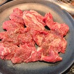 Yakiniku Suehirokan - US牛ロース（￥６３６×２）