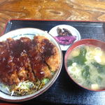 あらい食堂 - ソースかつ丼 \800