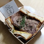 かつサンド ちよ松 - 「ちよ松かつサンド」1200円