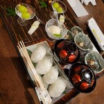 都わすれ - ご飯とデザートはお腹がいっぱいだったので、お部屋で後程ゆっくりと