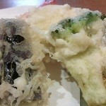 伍法 - 天ぷら（ブロッコリー・茄子・さつまいも）。