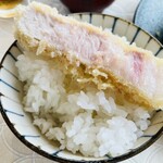 とんかつ 久 - 幻の豚(宮城県牡鹿)　特上ロース(200g)