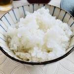 とんかつ 久 - 魚沼産コシヒカリ