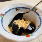 とんかつ 久 - 黒糖ゼリー