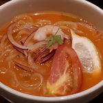 ワンカルビ - ３種のハーブを効かせたトマト冷麺 2023.10