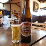 そば処　はなのき - 瓶ビール(小)(600円)