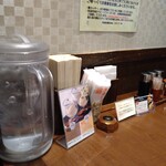 麺場 田所商店 郡山南店 - 卓上の調味料他
