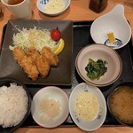 夢庵 - 料理写真:広島県産かきフライ定食