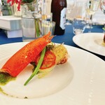 アールベルアンジェ - カナダ産 オマール海老のロースト バジルの香り