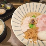 Tokyo Style Noodle ほたて日和 - 『特製』帆立の昆布水つけ麺 白