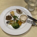 イタリアンレストランアンジェロ - 前菜盛合わせ(ビールが進む)