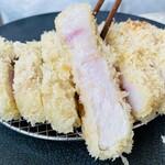 とんかつ 久 つくば店 - 幻の豚(宮城県牡鹿)　特上ロース(200g)