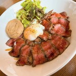 かまやカフェ・デュ・レヴァベール - NIKKO丼セット ラージサイズ ￥2,860(L ご飯とお肉がレギュラーの1.5倍)