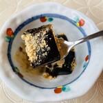 とんかつ 久 - 黒糖ゼリー