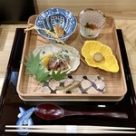 うなぎと炭焼 久松 - 前菜5種