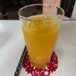 喫茶れーがん - ｢セット｣400円のオレンジジュース