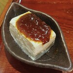 蕎麦 すぎむら - お通しの豆腐田楽