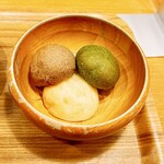 ぽんでCOFFEE - ポンデケージョ シナモン 抹茶 チーズクリーム