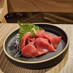 Hokkai Monja Teppan Shabushabu Kibori - UMIより本日のぶつ盛り￥780この日は鮪