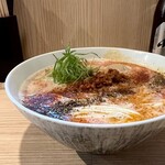 中村麺三郎商店 - 担担麺、味玉TP