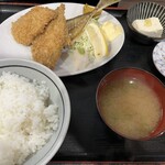 山三 - 釣りアジフライ定食