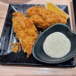 Tonkatsu Shinjuku Saboten - 大粒カキフライ(2ヶ)