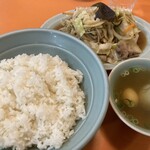 Hourai Ken - 野菜炒め定食ライス大