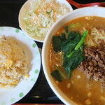 古味虎 - 料理写真:本格担々麺セット（麺大盛）