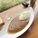 カフェむすび - カレーライス、福神漬け抜き、追加でカツカレーにも出来ます。