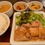 パルファン - 豚肉のみそしょうが焼き　ご飯多め依頼