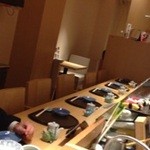 Sushi Sada - 201310　すし定　カウンターの様子（Capture）