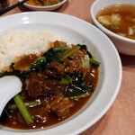 龍門 - 牛バラ肉煮込みご飯セット